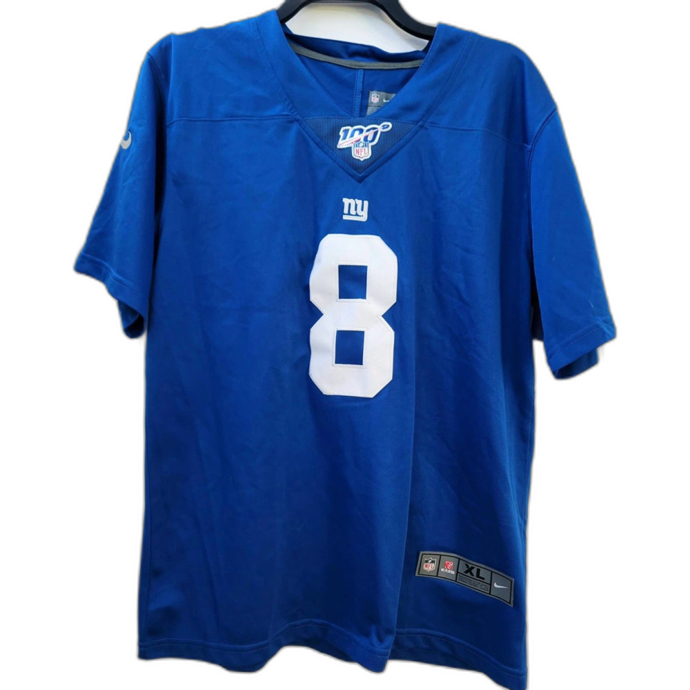 Authentic Nike NY Giants #8 Jones Jersey - Youth X-Large